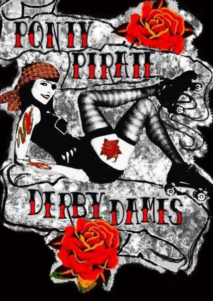 Ponty Pirate Derby Dames logo